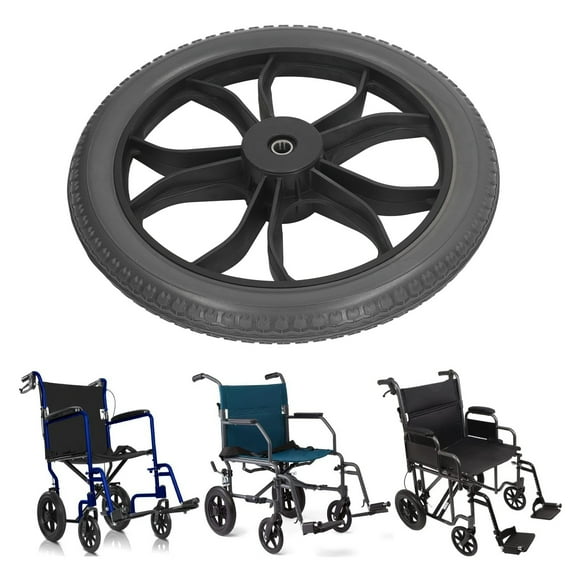Rueda para silla de ruedas ANGGREK 14 pulgadas antideslizante para vehículos de transporte pesado