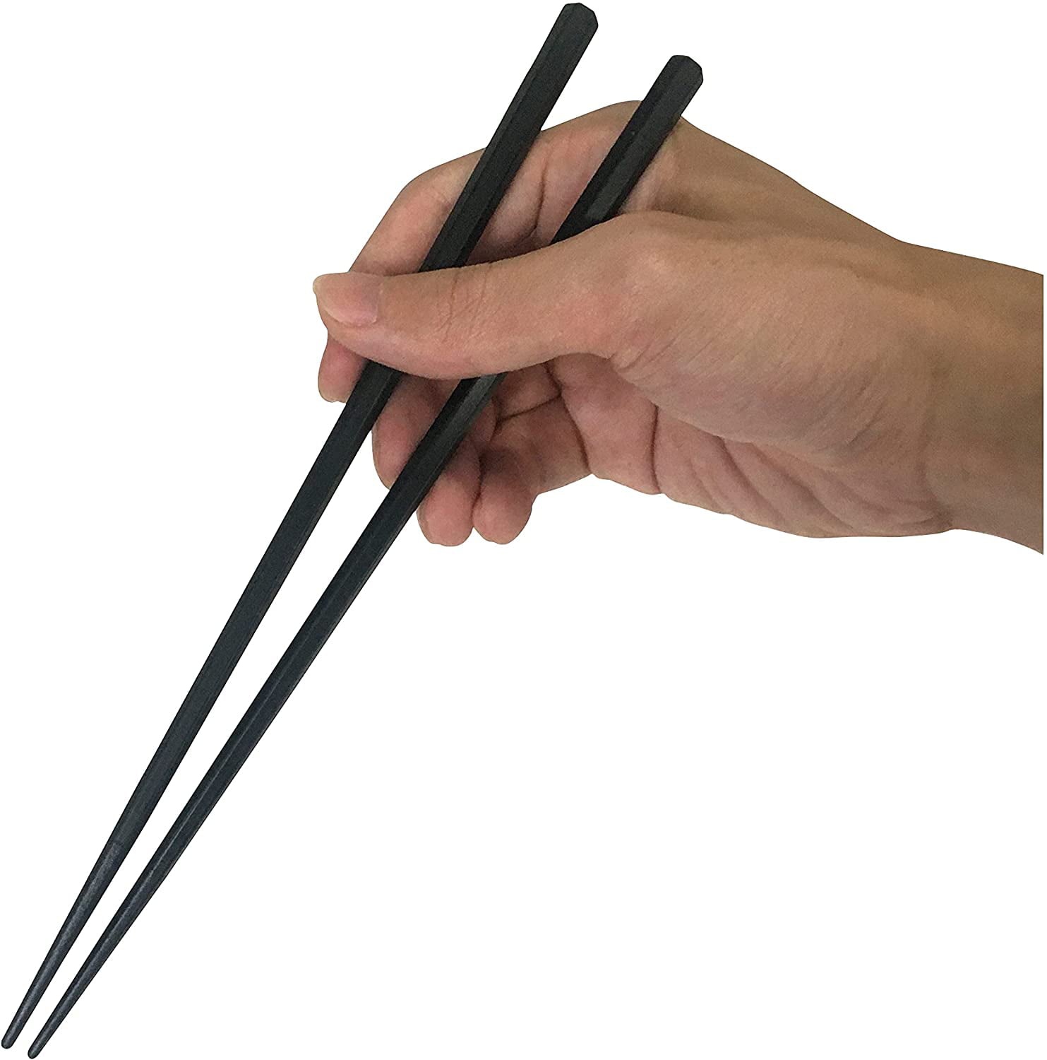 10 Zen input japan import SPS made reuse chopsticks 23cm hexagonal black 
