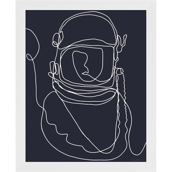 Great Art Now Lines in Space 2 by Kamdon Kreations, Framed Wall Art, 18W x 22H