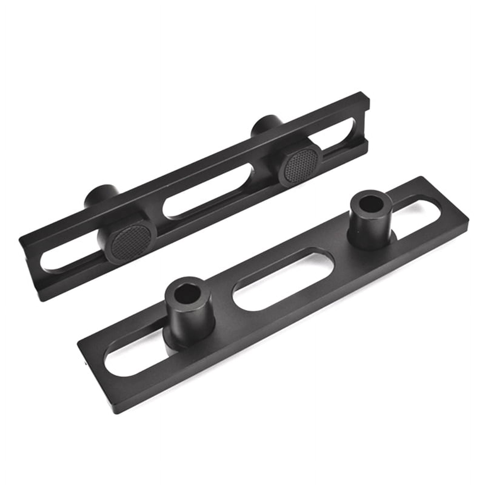 Woodworking Table Hole Dowel Self Centering Doweling Jig Dowel Drill Guide Bushings Set Wood Dowel Jig Kit Black 19mm