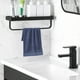 thumbnail image 5 of Juego de toallas de baño de algodón azul | Toalla facial muy absorbente y suave | 75 x 35 cm (29,5 x 13,7 pulgadas) | Secado rápido para baño, gimnasio y spa | Sensación de lujo y comodidad, 5 of 6