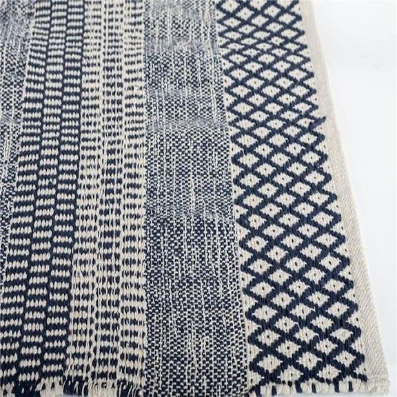 Forpost FP-IMT-100-RGSN Blue & White Woven Cotton Rug