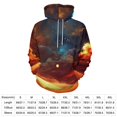 thumbnail image 2 of Galaxy Clouds Sunset Men's Women New Sweatshirt Hoodie Men's Plus Size Sweatshirt Hooded Sweatshirt 3d Printed Street Men's Cloth, 2 of 6