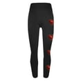 thumbnail image 5 of lcziwo Lightning Sales Today, Women's Valentine Day Leggings Novelty Letter Graphic Print Tight Yoga Pants Casual Elastic High Waisted Tummy Control Sport Leggings Black XXL, 5 of 7