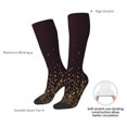 thumbnail image 4 of Xecao Gold stars luxury sparkling Print Compression Socks for Both Men And Women for Running, Travel, Flight, Nurse, 4 of 6