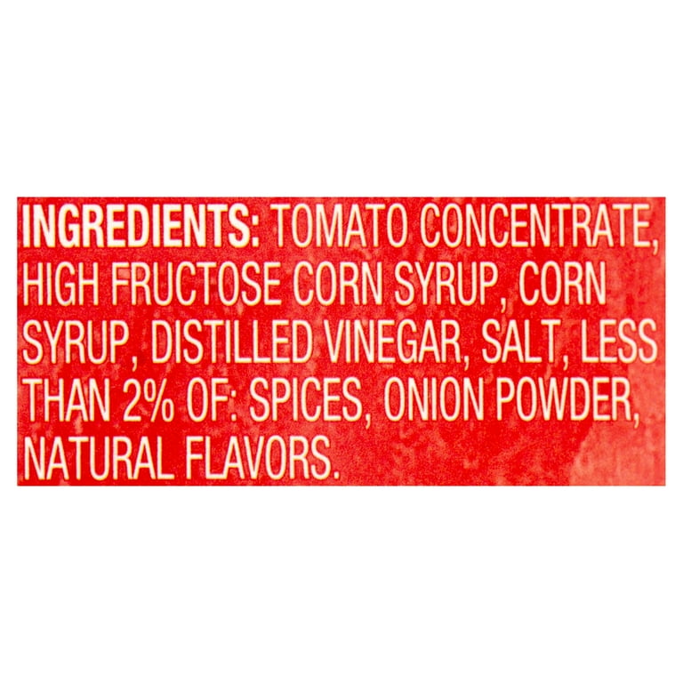 Kissan Ketchup Label