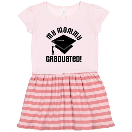 

Inktastic My Mommy Graduated College Graduate Gift Toddler Girl Dress