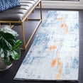 thumbnail image 3 of SAFAVIEH Tacoma Oscar Traditional Machine Washable Runner Rug, Grey/Blue, 2'6" x 8', 3 of 9