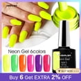 thumbnail image 2 of Venalisa Neon Gel Polish Barnices Uñas híbridas para manicura 7.5ml Semi permanente Soak off Esmalte en gel UV Nail Gel Polish Tan Jianjun unisex, 2 of 2