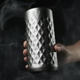 thumbnail image 6 of Viski Paragon Stainless Steel Highball Tumbler Home Bar, 16oz, Platinum, 6 of 12