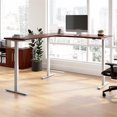 thumbnail image 1 of Scranton & Co Engineered Wood 72W L-Shaped Standing Desk in Hansen Cherry, 1 of 7