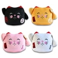 thumbnail image 2 of Lucky Cat Official 12" Plush, Cute Stuffed Animal MANEKI NEKO Anime Plush Waving Cat, PINK Color Cat Plush, Plushie Lucky Cat Waving Arm Stuffies. Japanese Decor Kawaii Plushies., 2 of 5