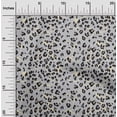 thumbnail image 1 of oneOone Silk Tabby Fabric Leopard Animal Skin Print Sewing Fabric BTY 42 Inch Wide, 1 of 4