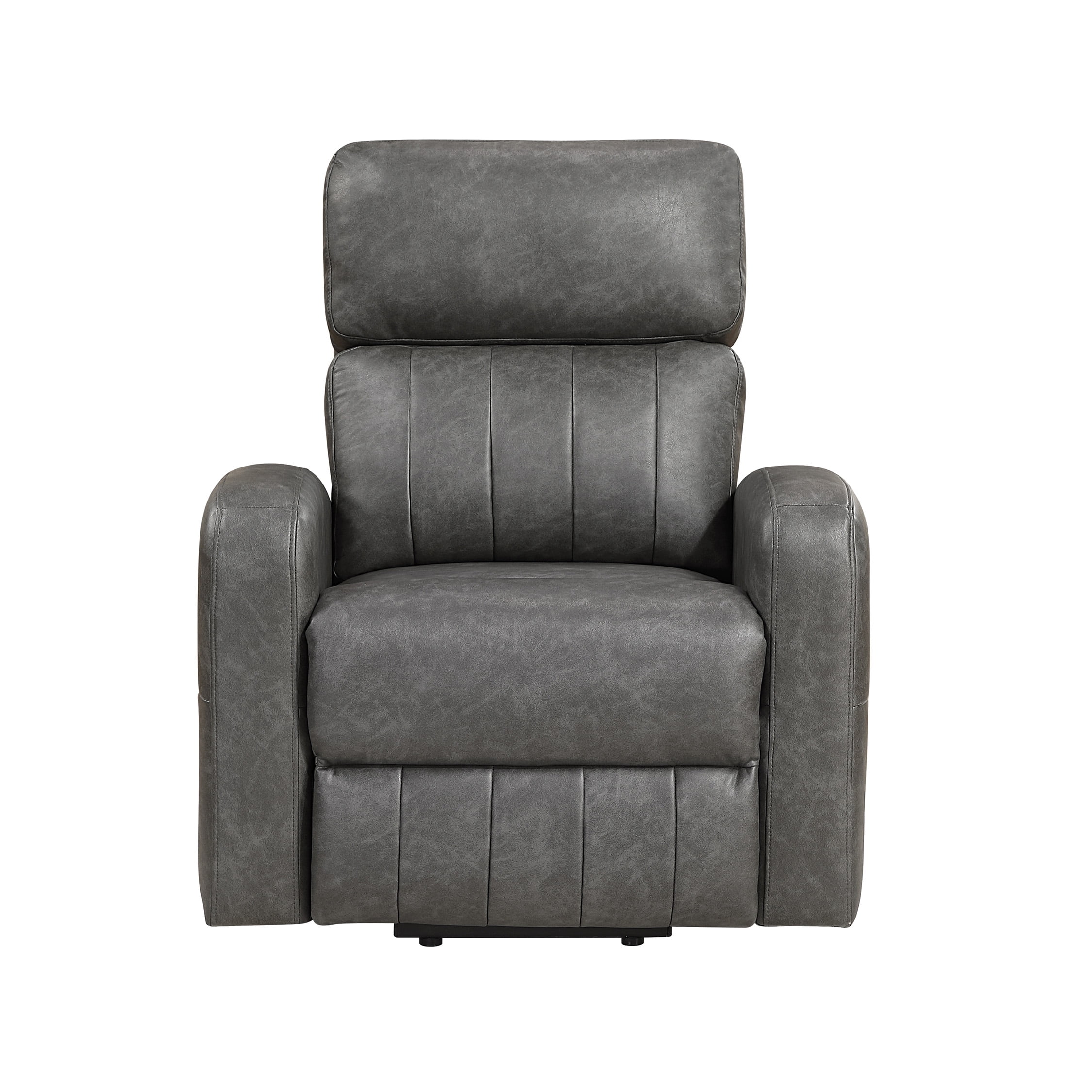 OakvillePark Evorix Faux Leather Power Lift Chair, Gray