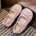 thumbnail image 5 of Gyujnb Girls' Lace Bow Mary Jane Flats Breathable Soft Sole Summer Casual Shoes, Closed Toe,12-18 Months, 5 of 6