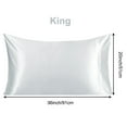 thumbnail image 6 of PiccoCasa 19 Momme Mulberry Silk Pillowcase for Hair and Skin, King Silver Gray, 6 of 8