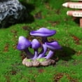 thumbnail image 4 of Jiibva 8 Pcs Resin Mushroom Decoration Plants Craft Figurines Adorable Cake Accessories Mini Garden Ornament Creative Mushroom Ornament, 4 of 7