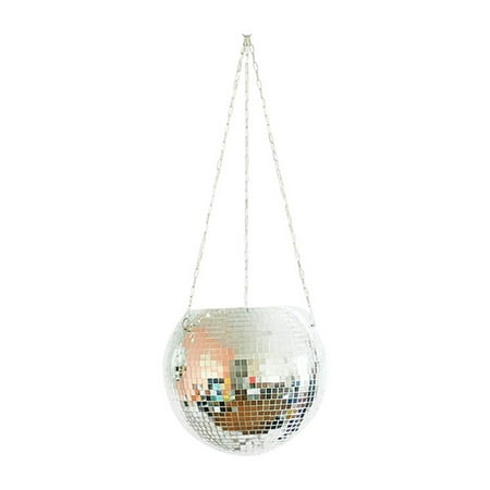 

Mirror Reflector Garden Pots Planters Ball Outdoor Flower Pots Rope Mirror Hanging Basket Wall Home Room Garden C