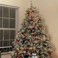 thumbnail image 7 of Northlight Medium Flocked Angel Pine Artificial Christmas Tree - 7' - Unlit, 7 of 7