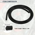 thumbnail image 5 of 1 Pcs Universal Silicone Vacuum Tubing Hose High Temperature 3.3FT 1/8" 3mm ID 3mm Thickness Automotive Vacuum Line 130PSI Max Pressure Black Silicone, 5 of 7