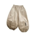 thumbnail image 3 of Juslio Boys Pants Work New Style for Thin Versatile Leg Tied Big Beige, 3 of 5