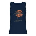 thumbnail image 3 of Titcea Mens Tank Top Outdoor Running T-Shirt Beach Vacation Sleeveless Printed Top, 3 of 4