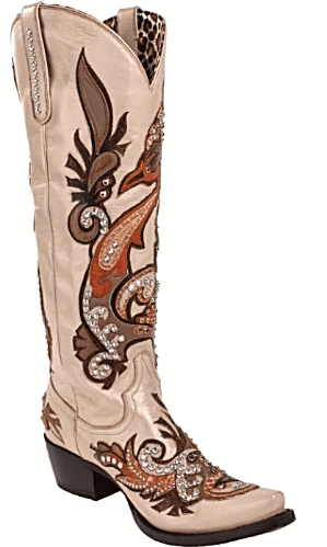 peacock cowboy boots
