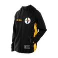 thumbnail image 2 of Men's New Era  Black Pittsburgh Steelers Combine Authentic Raglan Scuba Full-Zip Hoodie, 2 of 5
