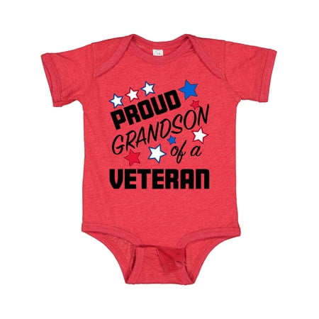 

Inktastic Proud Grandson of a Veteran- Veterans Day Gift Baby Boy Bodysuit