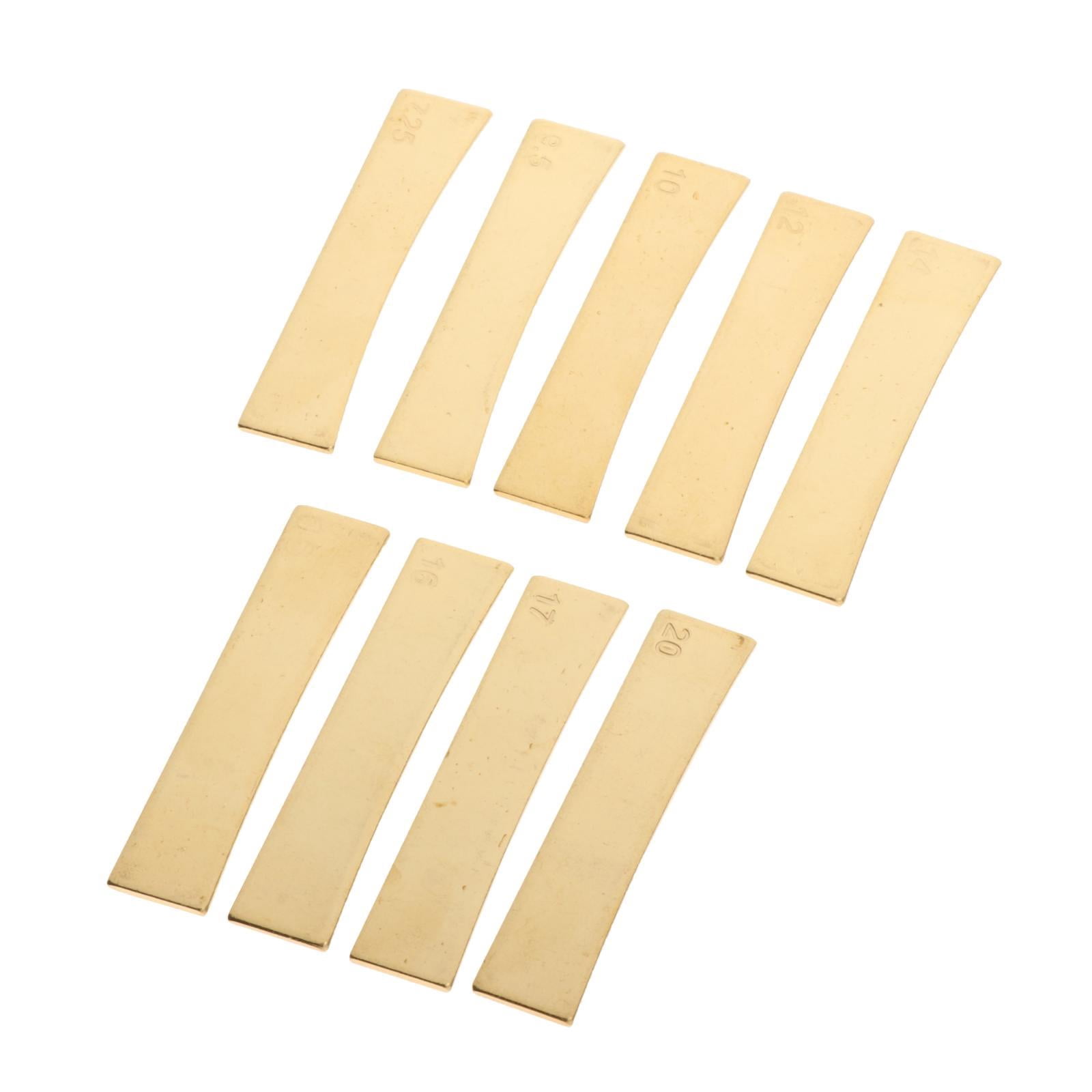 LeeQinersw 9 Radius Brass Fingerboard Fret Press Inserts for Electric Guitar Bass 7.25,9.5,10,12,14,15,16,17,20