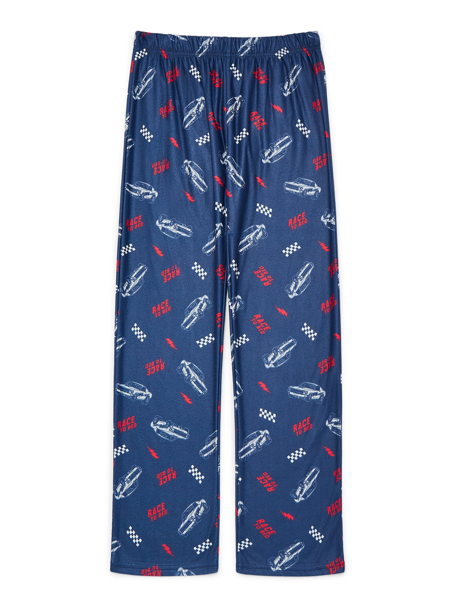 Sleep On It Boys Printed Long Sleeve Top and Pants Pajama Set, 2-Piece, Sizes 6-14