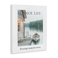 thumbnail image 2 of Stupell Industries Coastal Canoe Life Quote Canvas Art, 16 x 20, by A Barefoot Stylist, 2 of 8