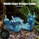thumbnail image 3 of Estatua de pulpo de dedo medio, decoración extraña, adecuada para jardín interior y exterior, decoración del hogar., 3 of 5