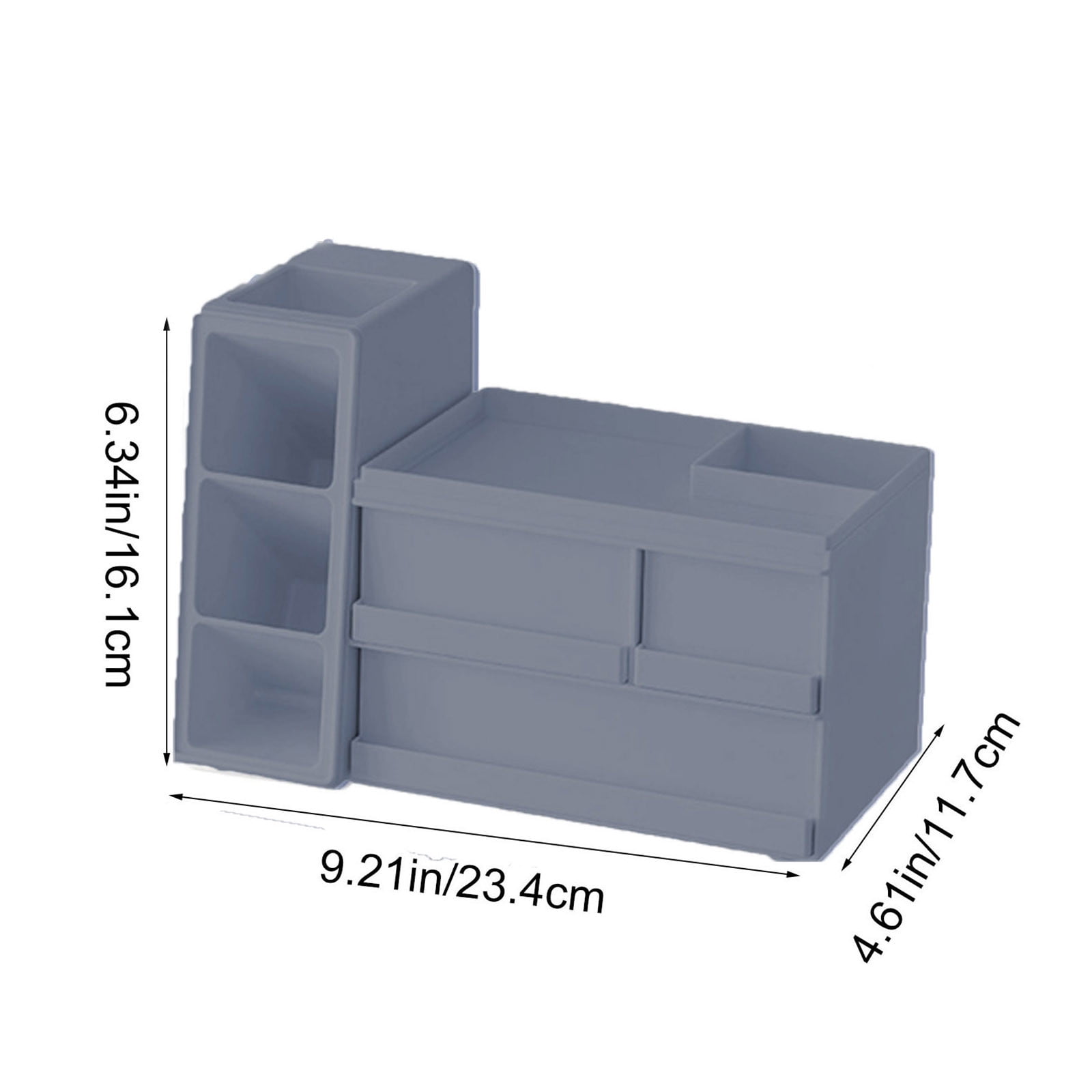 Viflosae Storage Bin Storage Bin Storage Box Large Capacity Marker Pen Storage Obliques Insertion Pen Bucket Stationery Cosmetics Office Supplies Storage Rack