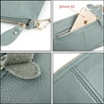 thumbnail image 4 of UTO Small Crossbody Clutch Purse for Women Genuine Leather Ladies Wristlet Wallet Handbag for Daily Traval(Light Blue), 4 of 7