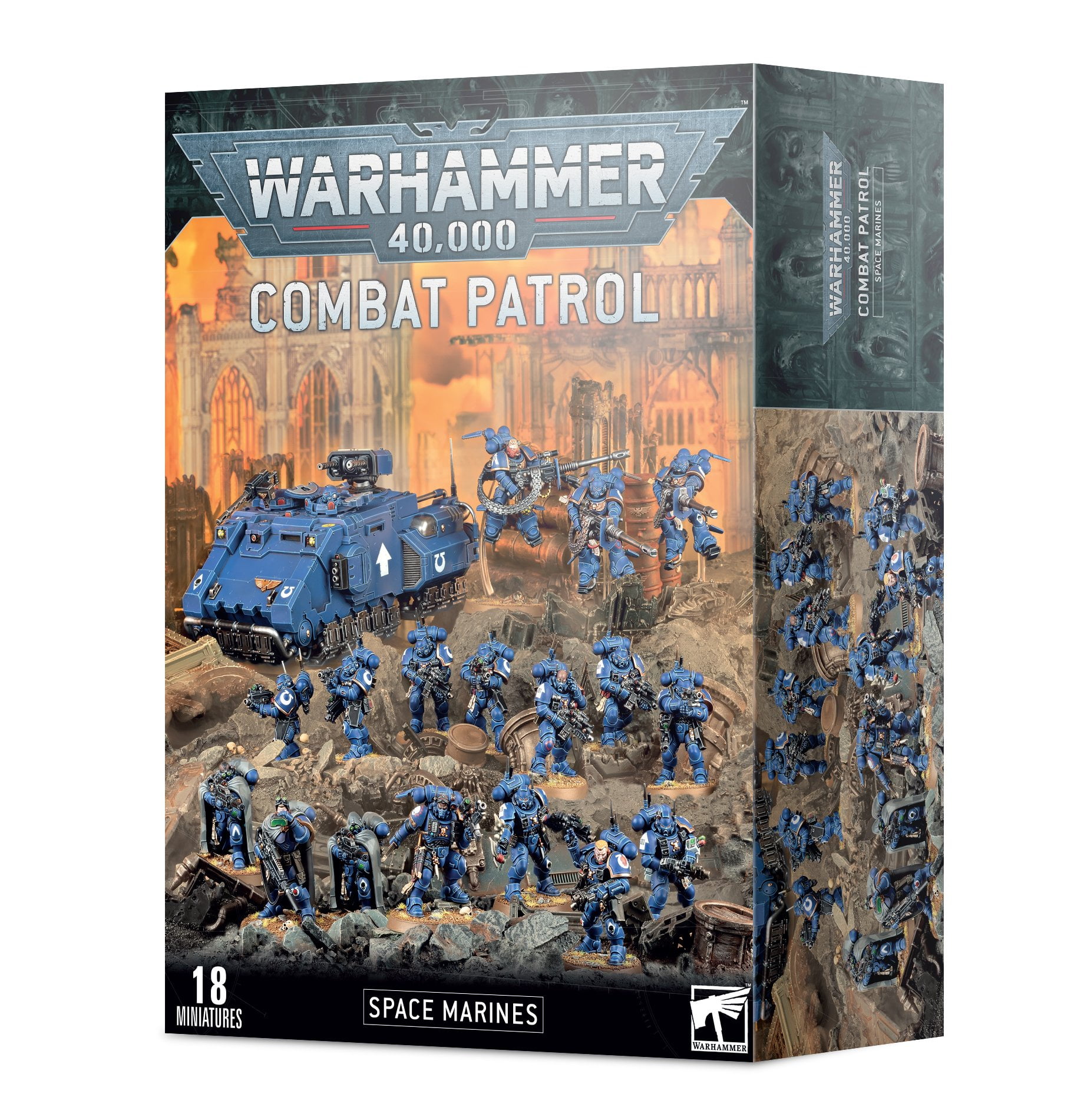 Games Workshop Warhammer 40,000 Combat Patrol Space Marines - Walmart.com