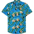 thumbnail image 4 of Camisas de selva tropical para hombres, ropa con impresión 3D, camisas hawaianas de playa, blusas Y2K de manga corta, ropa vintage, blusa con solapa, 4 of 4