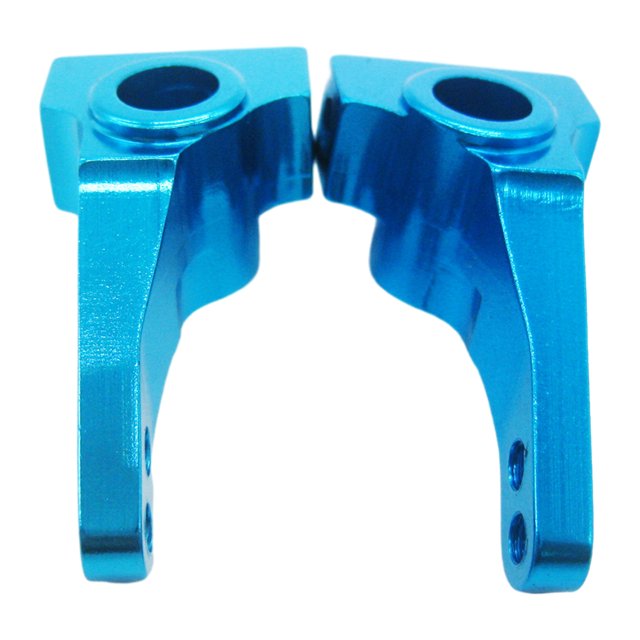 Soporte de cubo de dirección Bewildely de aleación de aluminio para 1/12 Wltoys K959 L202 L212 L222 L959 L969 L979 modelo azul