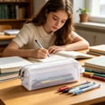 thumbnail image 6 of Back to School Supplies Under 1 Pencil Case Cute Pencil Case Big Capacity Pencil Pouch for Teen Girls Boys and Adults #861, 6 of 8