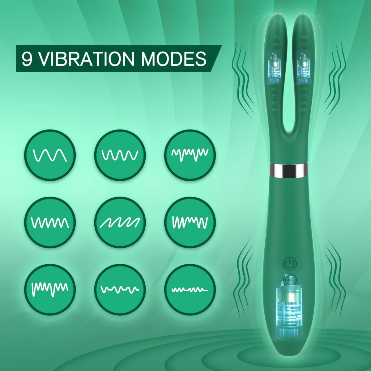 Mini Massager, Powerful Handheld Personal Massager with 10 Massage Modes Massager for Neck Shoulder Back Body Massage Sports Recovery Muscle AchesMA114