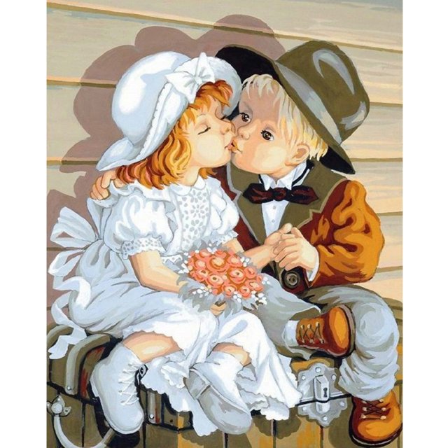 Wdftyju Cartón de pintura al óleo por números Imagen para colorear Dibujo de arte digital M166 Wdftyju 5yd4zq1ev6tn6zz5D04