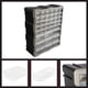 thumbnail image 5 of Organizador de piezas pequeñas de plástico Stalwart con 39 cajones, color negro, 5 of 9