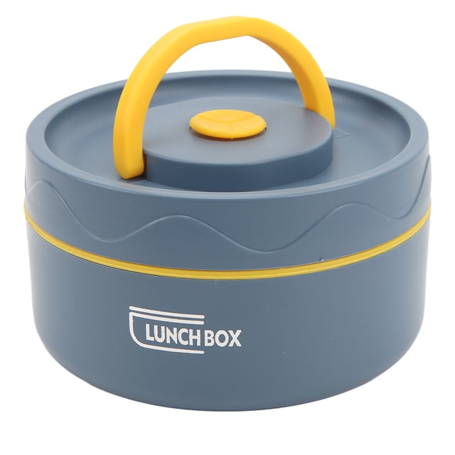 Bento Lunch Box, Stainless Steel Bento Container with Lid Large Capacity Thermal Lunch Box Leakproof Bento Lunch Box Container Kids Food Jar for Adults