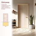 thumbnail image 3 of ODIKA 8'x10' Machine Washable Non-Slip Area Rug, Tonal Elegant Zigzag Motif High Traffic Rug, Beige, 262460, 3 of 7