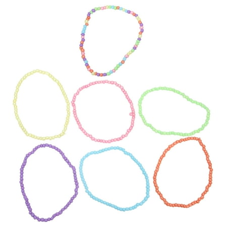 OUNONA  7 Pcs Holiday Bracelets for Girls Children's Jewelry Toddler