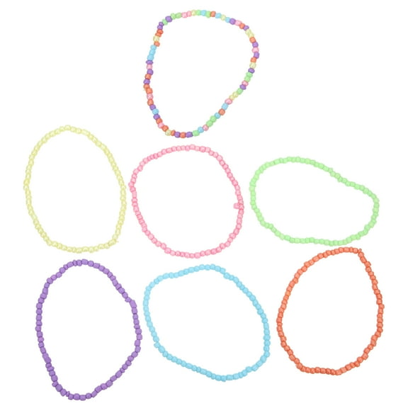 OUNONA  7 Pcs Holiday Bracelets for Girls Children's Jewelry Toddler