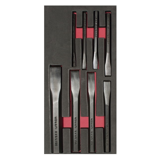 Juego industrial de 8 cinceles Urrea CH122