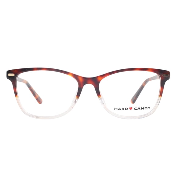 Hard Candy Tough Cookie Rx'ble Eyeglasses with Case, Tortoise Crystal