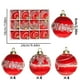 thumbnail image 2 of Seyotauo Velvet Christmas Ornaments Balls, 12 Pcs Flocked Shiny Christmas Decoration Balls, Christmas Tree Hanging Balls Set, Retro Christmas Tree Decoration Balls for Home Decor Parties Supplies, 2 of 5