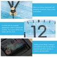 thumbnail image 3 of LEORX Modern Wall Clock Kitchen Clock Sky Blue Round Timekeeping 1Pcs, 3 of 5